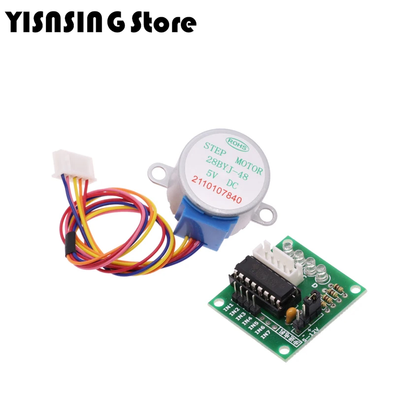 Stepper Motor 28Byj - มอเตอร์สเต็ปเปอร์แบบเฟส 4 ฟاز 5V รุ่น 28BYJ-48