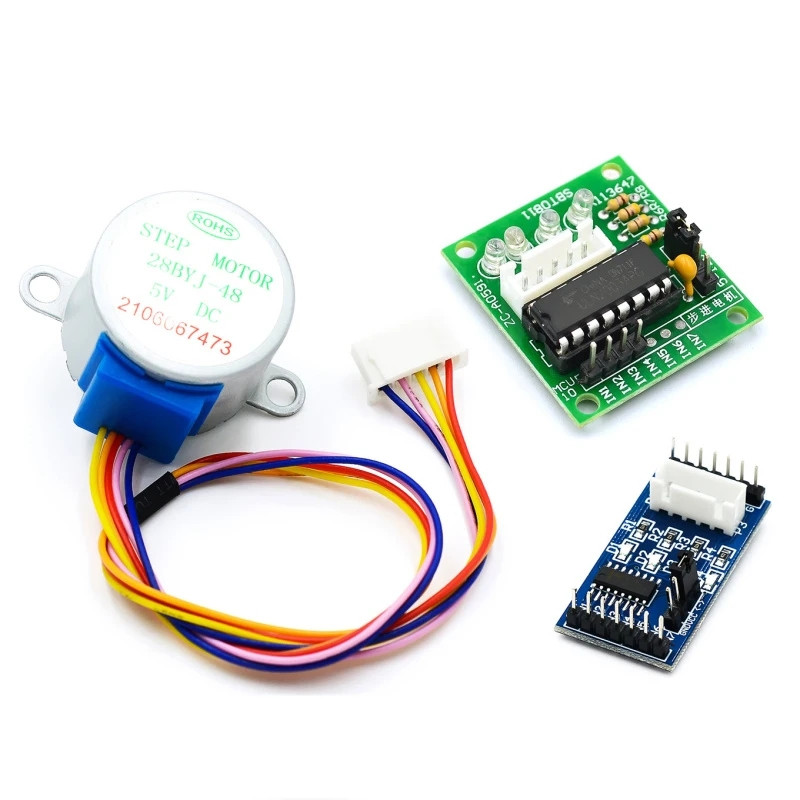 Stepper Motor 28Byj - ULN2003 สเต็ปเปอร์มอเตอร์ไดร์เวอร์บอร์ดโมดูล + 5V 4 เฟส