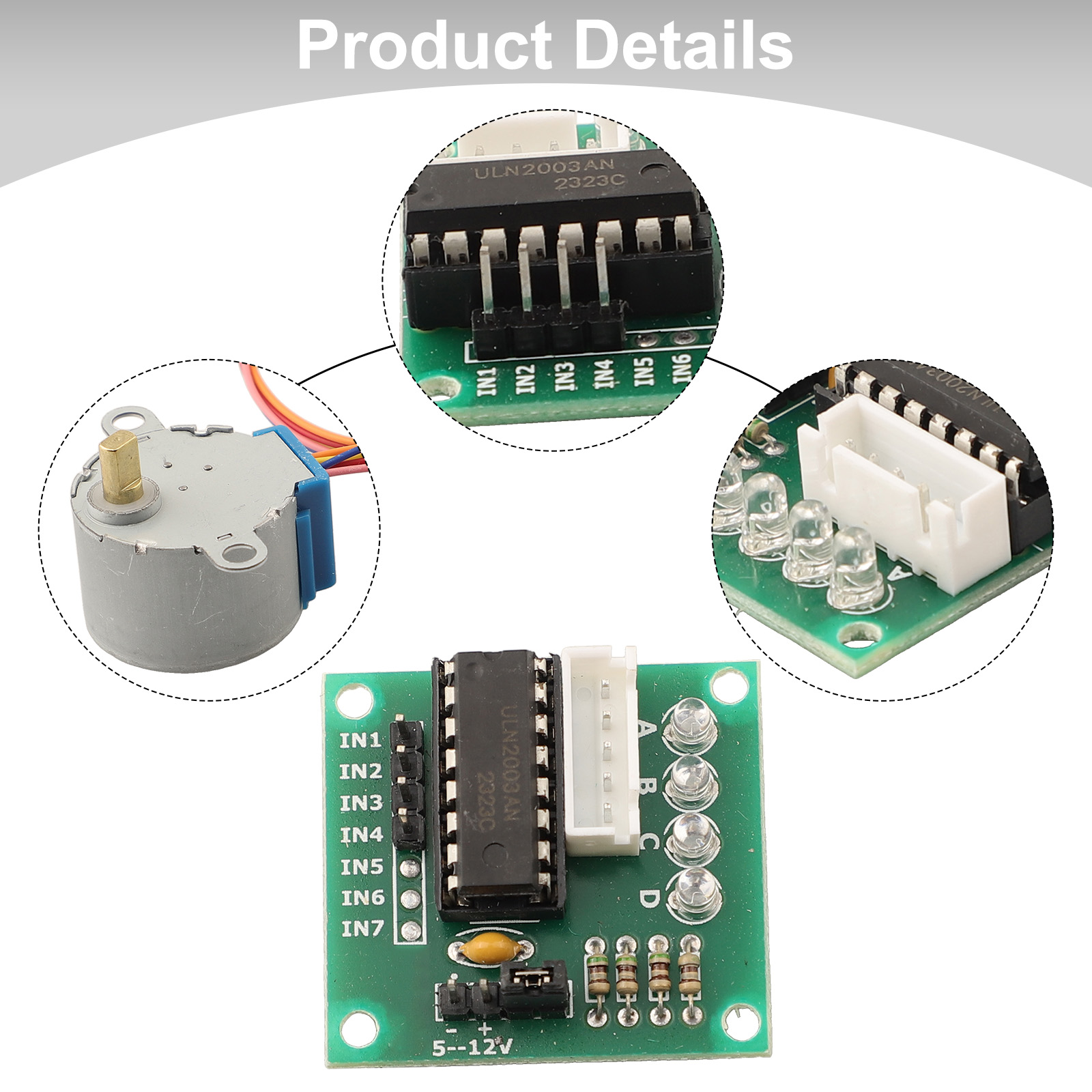 Stepper Motor 28Byj - มอเตอร์สเต็ปเปอร์ 5V 4 เฟส รุ่น 28BYJ-48