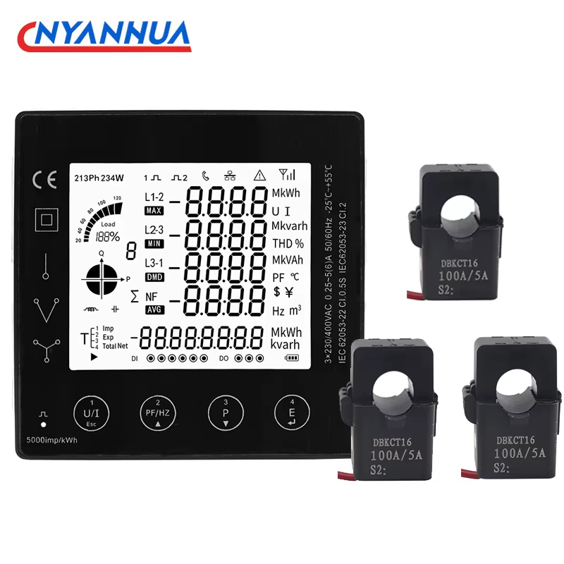 Diy Electronics Store - 3 Phase Energy เชื้อเพลิงเมตรสมาร์ท Kwh Power