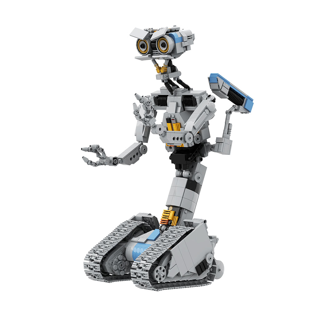 Diy Lego Electronics - MOC ภาพยนตร์คลาสสิก Mechanical ลัดวงจร Johnnyed-5 หุ่นยนต์