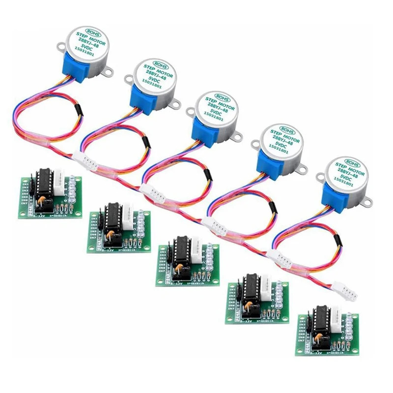 Stepper Motor 28Byj - 3/50 ชุด 28BYJ-48 ULN2003 5V สเต็ปเปอร์มอเตอร์+