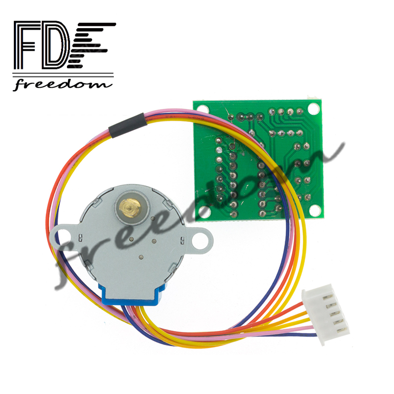 Stepper Motor 28Byj - 28BYJ-48-5V มอเตอร์สเต็ปเปอร์ 4 เฟส+ บอร์ดไดรเวอร์ ULN2003