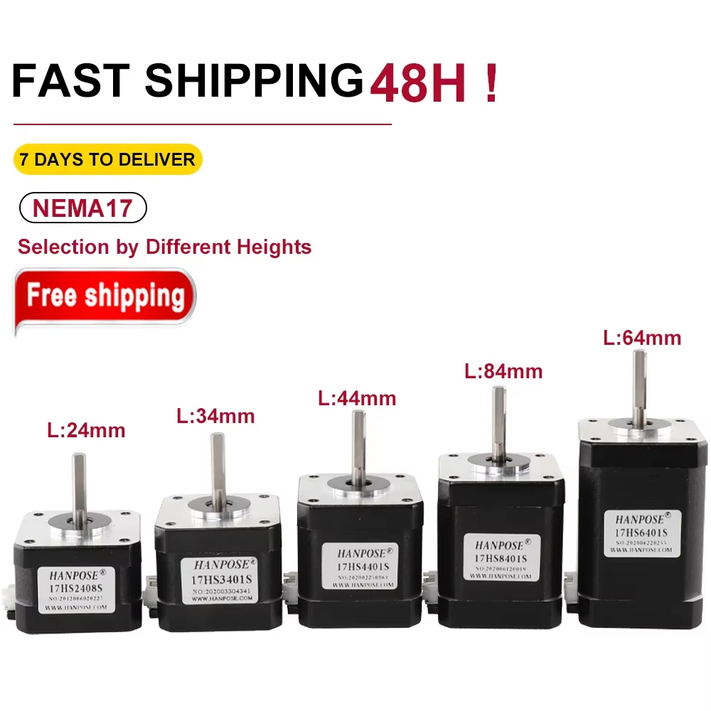 Stepper Motor 28Byj - HANPOSE มอเตอร์สเต็ปเปอร์ Nema17, แรงบิด 78 ออนซ์-นิ้ว