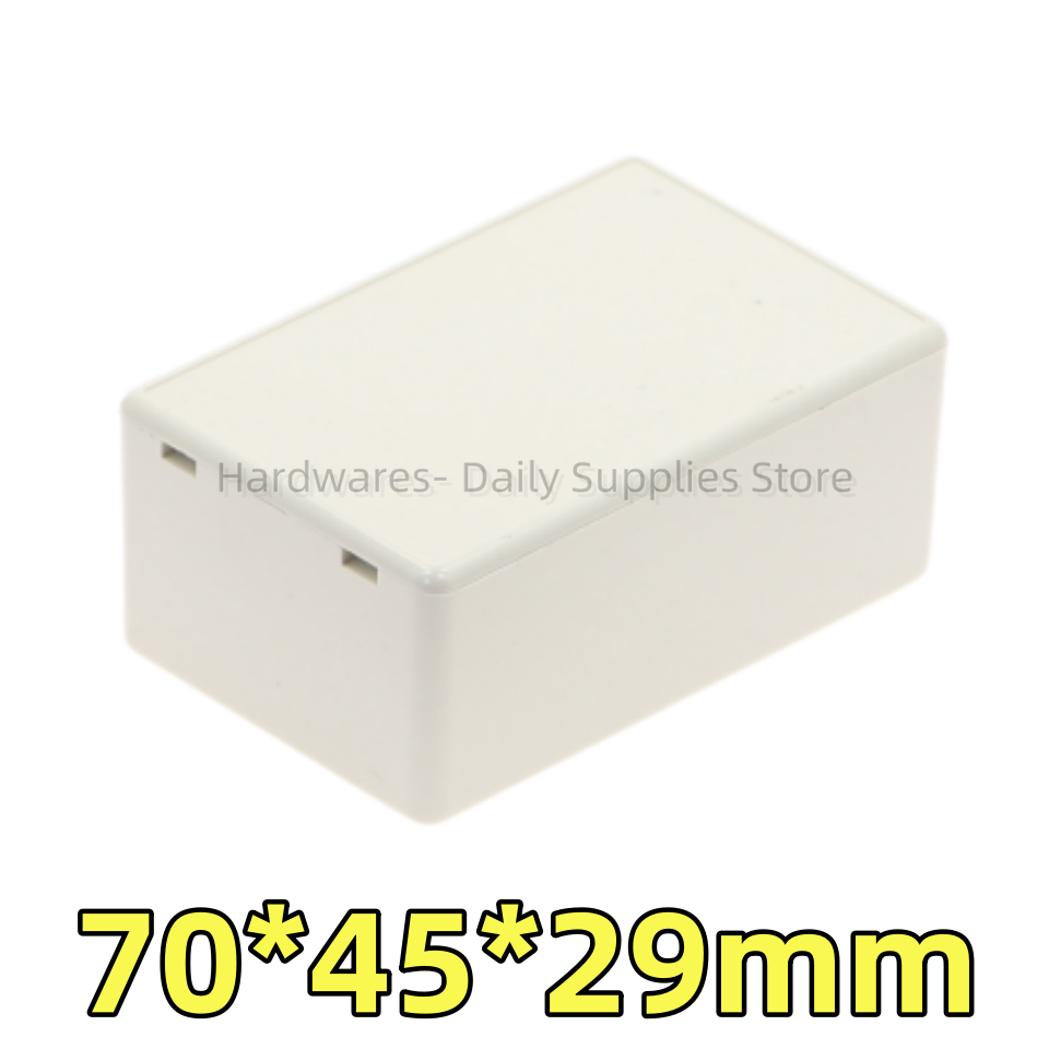 Diy Waterproof Electronics - 1ชิ้นเคสพลาสติก70x45x29มม. กล่องกันน้ำแบบ DIY กล่องเชื่อมต่อสีขาว