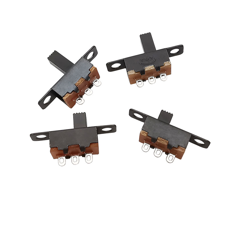 Diy Electronics Kids - 10ชิ้น saklar TOGGLE ขนาดเล็ก SS12F15สวิตช์สไลด์1P2T 3พินสำหรับของเล่นอิเล็กทรอนิกส์แบบ