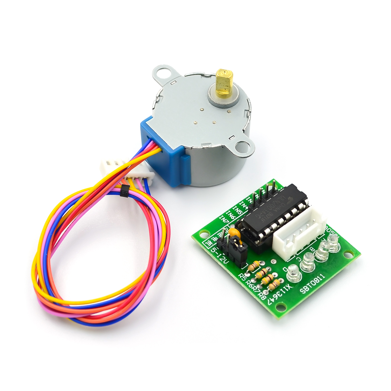 Stepper Motor 28Byj - สเต็ปเปอร์มอเตอร์ 5V 28BYJ-48+ ULN2003 ไดร์เวอร์ทดสอบโมดูลสำหรับอาร์ดูโน่, ไมโครมินิสเต็ปมอเตอร์ไฟฟ้าสำหรับ
