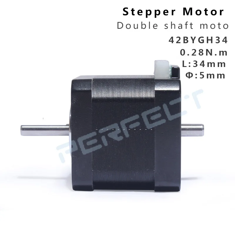Stepper Motor 28Byj - มอเตอร์แบบสองแกน 42BYGH34 Nema 17 สเต็ปเปอร์มอเตอร์ 0.28N