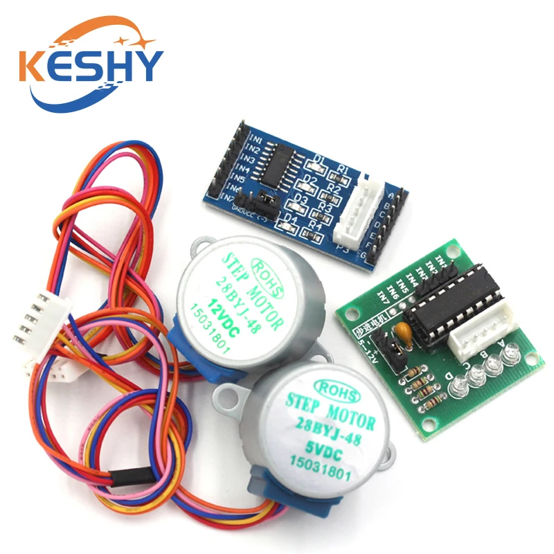 Stepper Motor 28Byj - 5V 4 เฟส 28BYJ-48 DC เกียร์