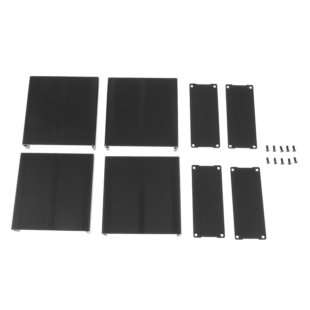 Electronics Diy Pcb Design Projects - กล่องโครงการอิเล็กทรอนิกส์ DIY แบบ DIY ตัวเรือนอะลูมิเนียม ดีไซน์ลายคลื่น