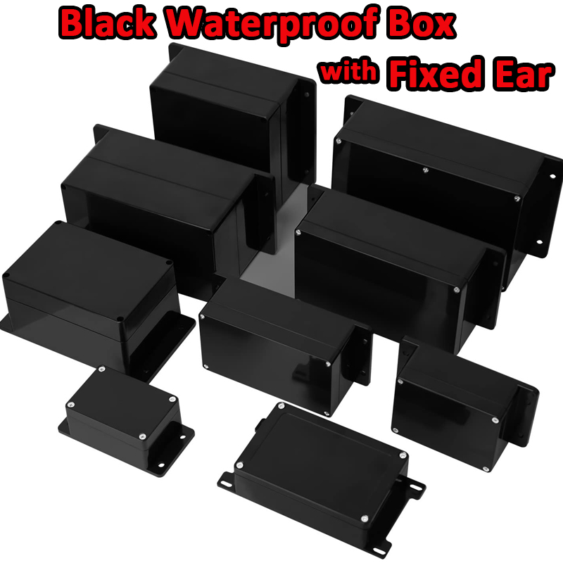 Diy Waterproof Electronics - กล่องกันน้ําพลาสติก ABS ไฟฟ้ากล่อง DIY โครงการอิเล็กทรอนิกส์กรณีแหล่งจ่ายไฟพร้อมหูคงที่