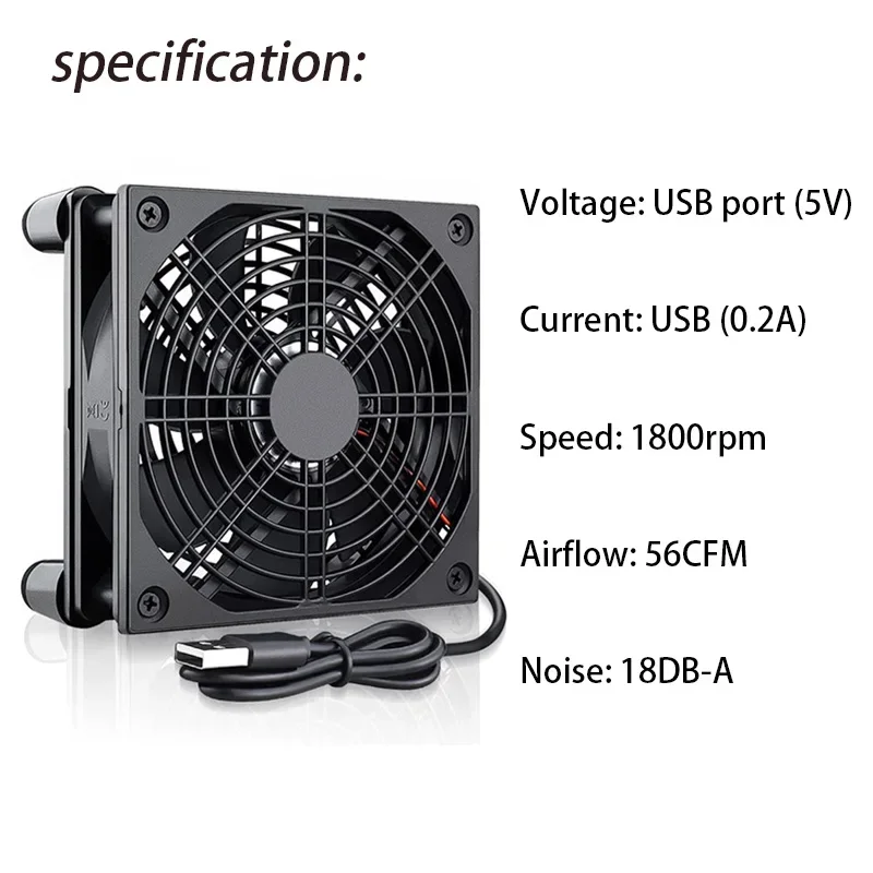 Routerพัดลมระบายความร้อนการไหล - Diy Electronics Box บทวิจารณ์และราคา
