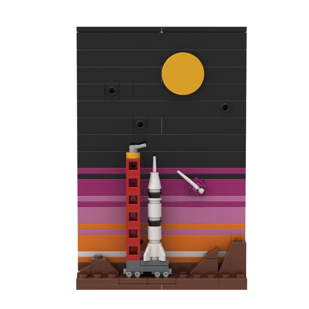 MOC Space Story โปสการ์ดรุ่น B - Diy Electronics Art บทวิจารณ์และราคา