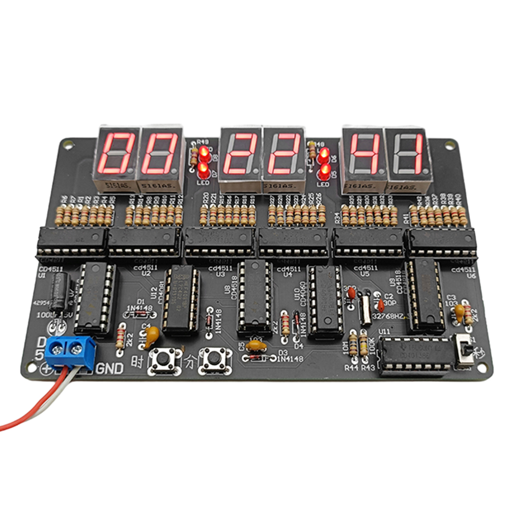 ชุดคิทนาฬิกาดิจิตอล 24 ชั่วโมง - Electronics Diy Pcb Design Projects บทวิจารณ์และราคา