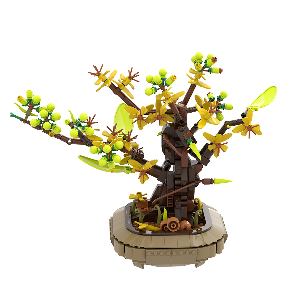 โกบริคส์ MOC บอนไซแอปริคอทบล็อ - Diy Lego Electronics บทวิจารณ์และราคา