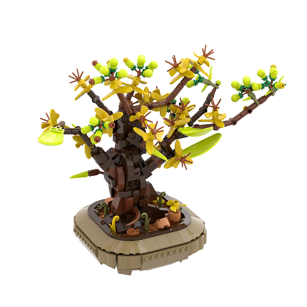 โกบริคส์ MOC บอนไซแอปริคอทบล็อ - Diy Lego Electronics บทวิจารณ์และราคา