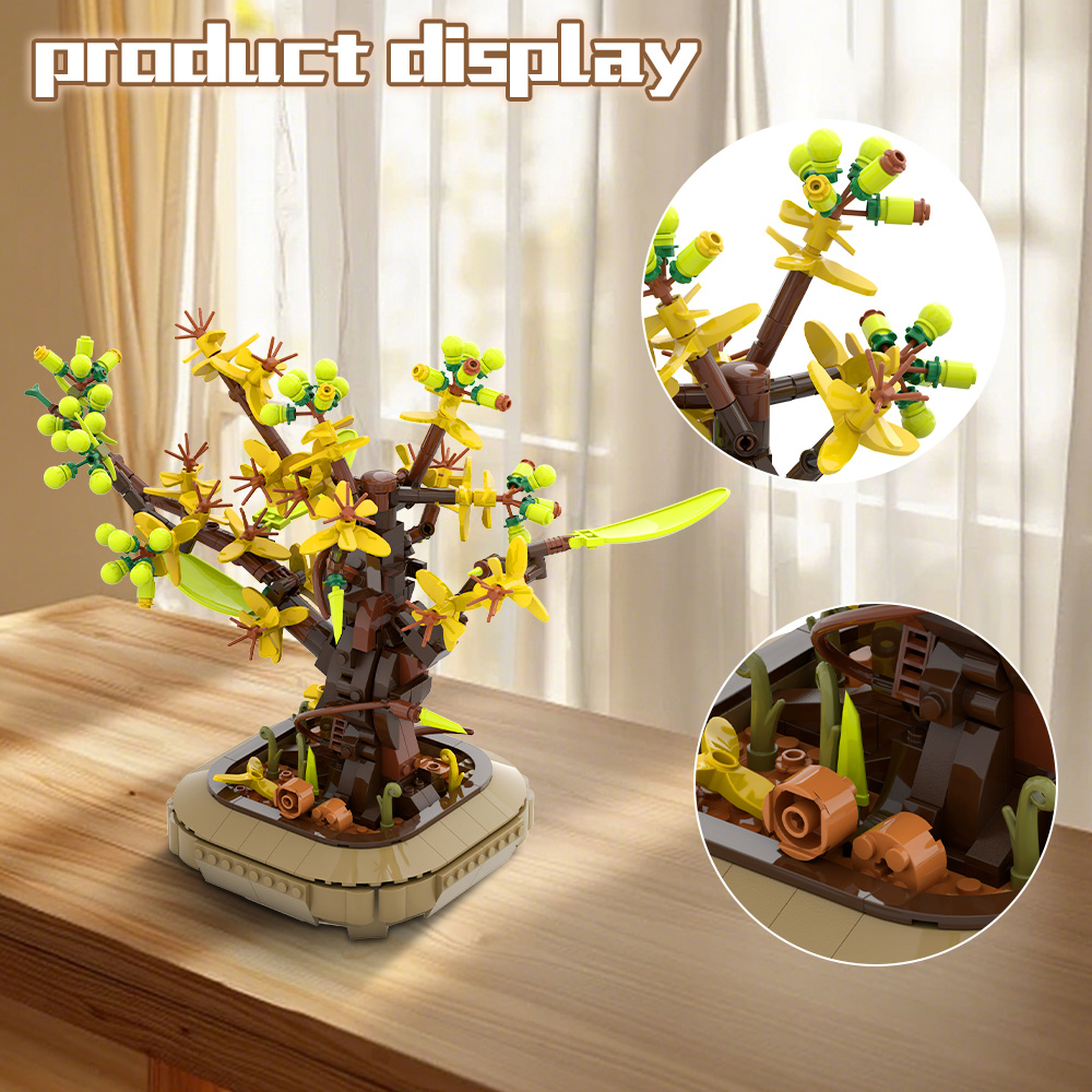 โกบริคส์ MOC บอนไซแอปริคอทบล็อ - Diy Lego Electronics บทวิจารณ์และราคา