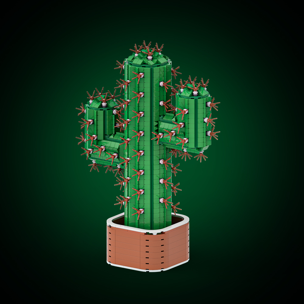 Gobricks MOC Giant Cactus Buil - Diy Lego Electronics บทวิจารณ์และราคา