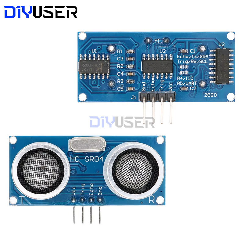 DIYUSER 2 ชิ้นโมดูลอัลตราโซนิก - Ultrasonic Sensor Hc บทวิจารณ์และราคา