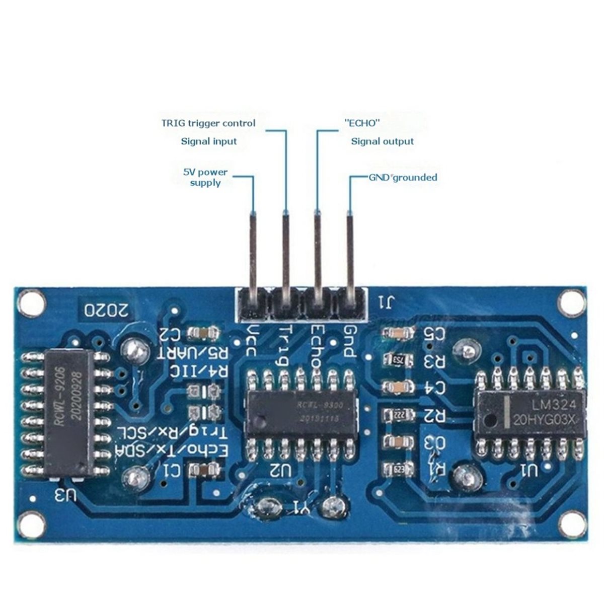 6PCS HC-SR04 อัลตราโซนิกเซนเซอ - Ultrasonic Sensor Hc บทวิจารณ์และราคา