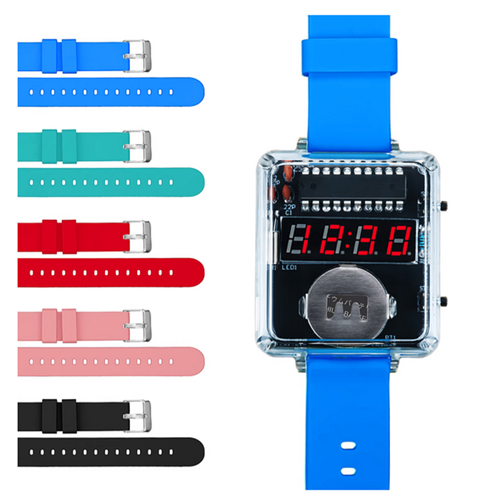 DIY นาฬิกาอิเล็กทรอนิกส์ชุด 0. - Diy Electronics Kids บทวิจารณ์และราคา