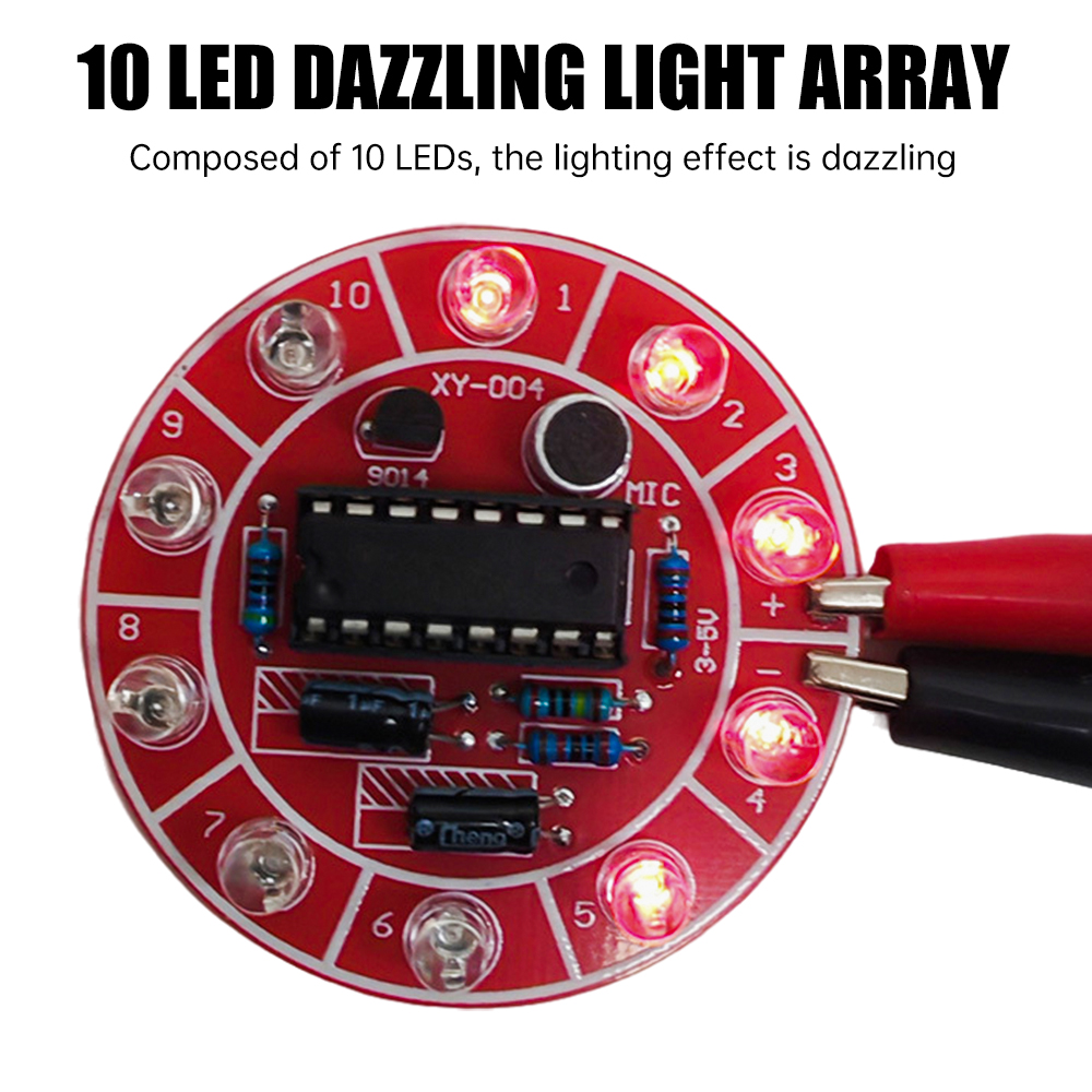 ไฟ LED หมุนได้ควบคุมด้วยเสียง  - Diy Electronics Kids บทวิจารณ์และราคา