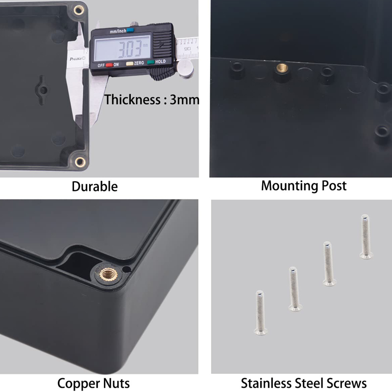 กล่องกันน้ําพลาสติก ABS ไฟฟ้าก - Diy Waterproof Electronics บทวิจารณ์และราคา
